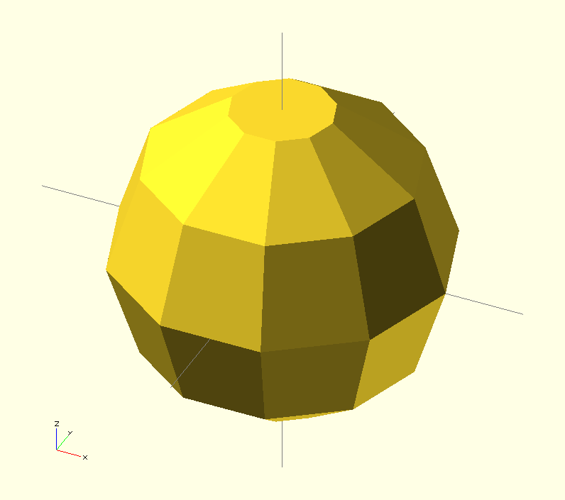 render of a sphere