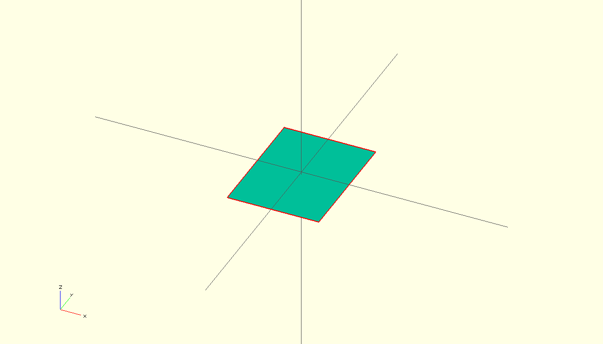 render of a square